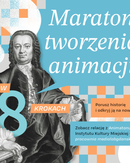Infografika ANIMATON w 8 krokach; proj. Joanna Michniewska, tekst Karina Rojek