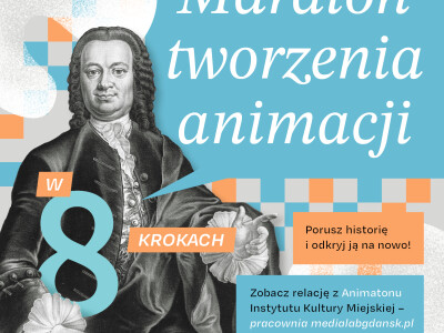 Infografika ANIMATON w 8 krokach; proj. Joanna Michniewska, tekst Karina Rojek